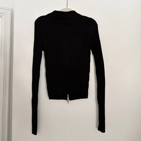 Princess Polly Ribbed Zip-Up - Picture 3 of 6